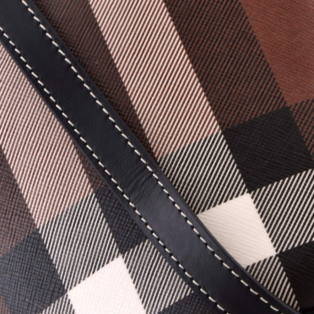Burberry Tb Drawstring Bucket Bag Check #224338B11B - Picture 6 of 7